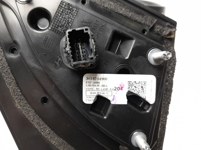 Recambio de retrovisor derecho para hyundai i20 iii (bc3, bi3) 1.0 t-gdi hybrid 48v referencia OEM IAM  87627Q0080 