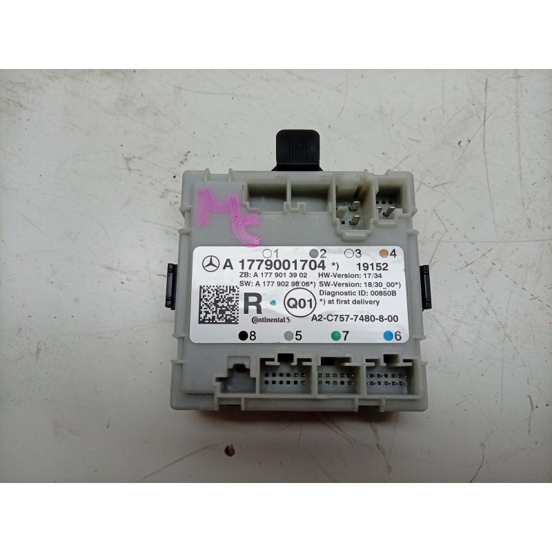 Recambio de modulo confort para mercedes-benz b-klasse (bm 247) b 180 referencia OEM IAM A2C7577480800 A1779001704 