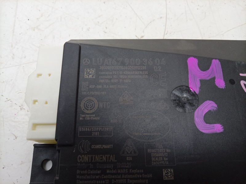 Recambio de modulo electronico para mercedes-benz b-klasse (bm 247) b 180 referencia OEM IAM  A1679003604 