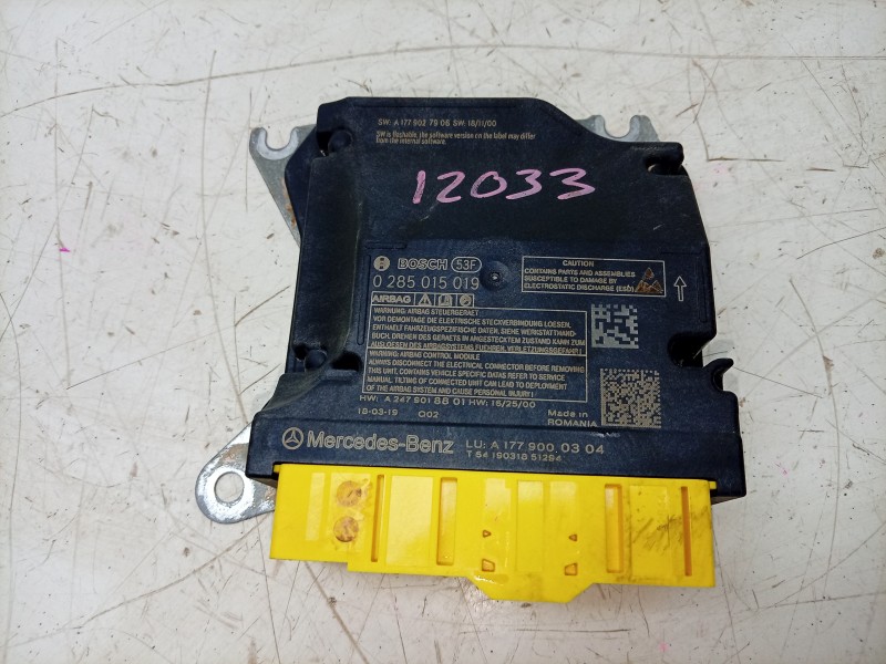 Recambio de kit airbag para mercedes-benz b-klasse (bm 247) b 180 referencia OEM IAM 24768033009051 24768033009051 