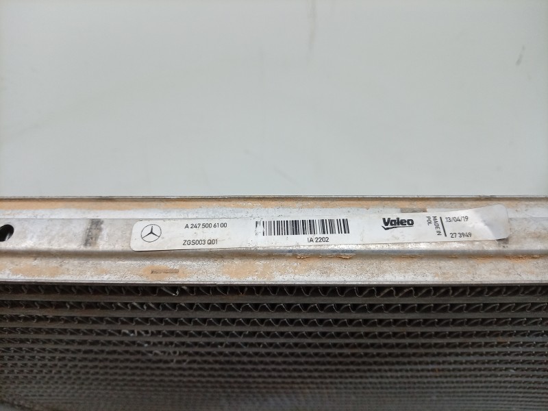 Recambio de intercooler para mercedes-benz b-klasse (bm 247) b 180 referencia OEM IAM ZGS003Q01 A2475006100 309119 272262