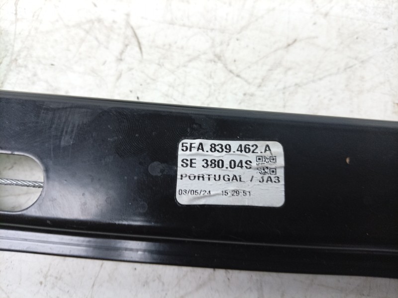Recambio de elevalunas trasero derecho para seat leon (kl1, klg) 1.0 tsi referencia OEM IAM  5FA839462B 