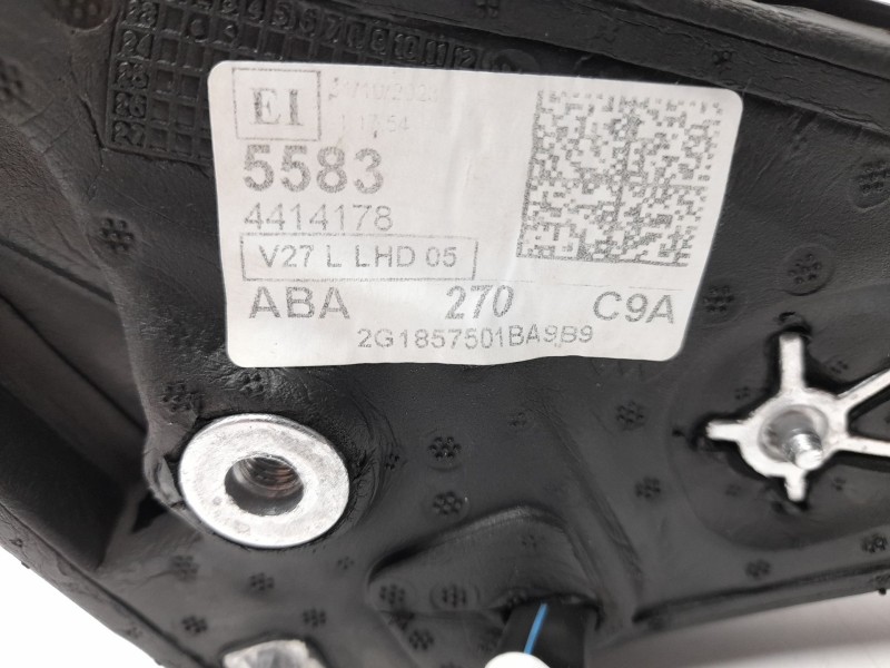 Recambio de retrovisor izquierdo para volkswagen polo vi (aw1, bz1, ae1) 1.0 tsi referencia OEM IAM  2G1857501BA9B9 1052378014/2