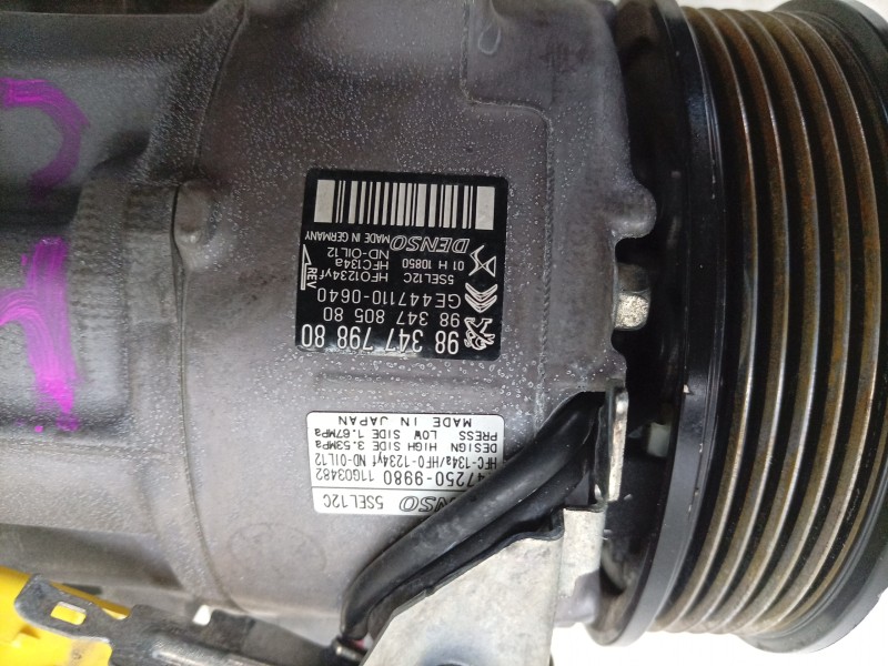 Recambio de compresor aire acondicionado para opel crossland x / crossland (p17, p2qo) 1.2 (75) referencia OEM IAM 4472509980 98