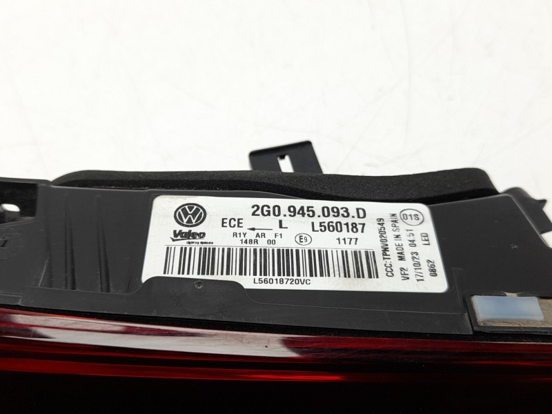 Recambio de piloto trasero izquierdo interior para volkswagen polo vi (aw1, bz1, ae1) 1.0 tsi referencia OEM IAM  2G0945093D 