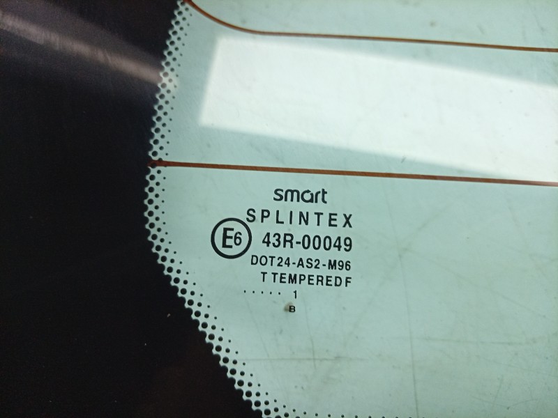 Recambio de luna trasera para smart city-coupe (450) 0.6 (s1clb1, 450.331, 450.336) referencia OEM IAM  Q0001380V009000000 