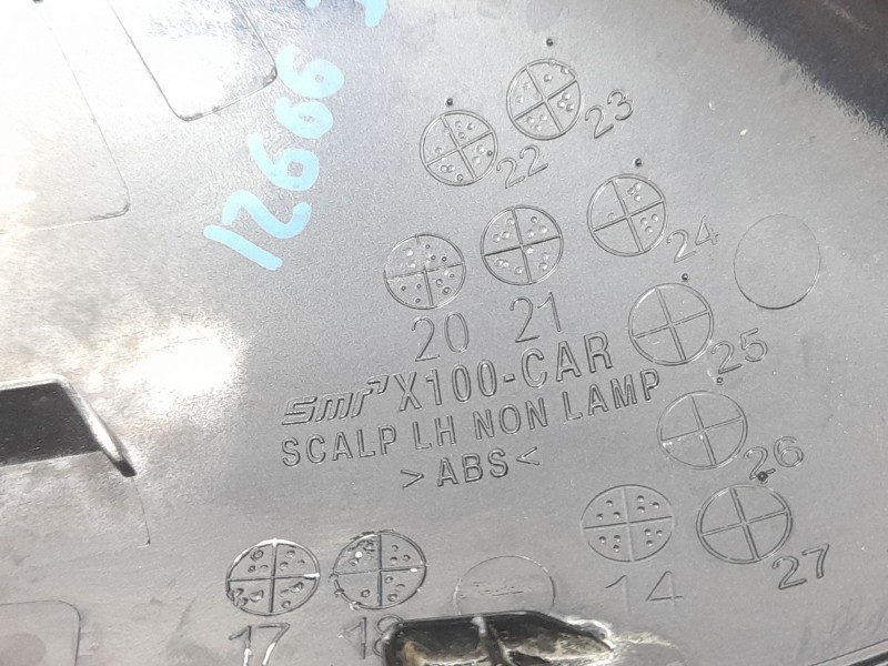 Recambio de carcasa retrovisor izquierdo para kg mobility tivoli referencia OEM IAM  X100CAR 