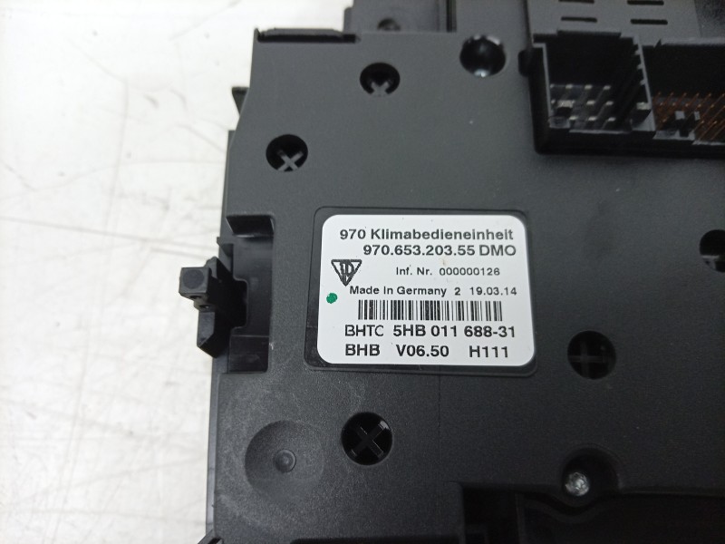 Recambio de mando climatizador para porsche panamera diesel referencia OEM IAM 97065320355DMO 97065320355DMO 