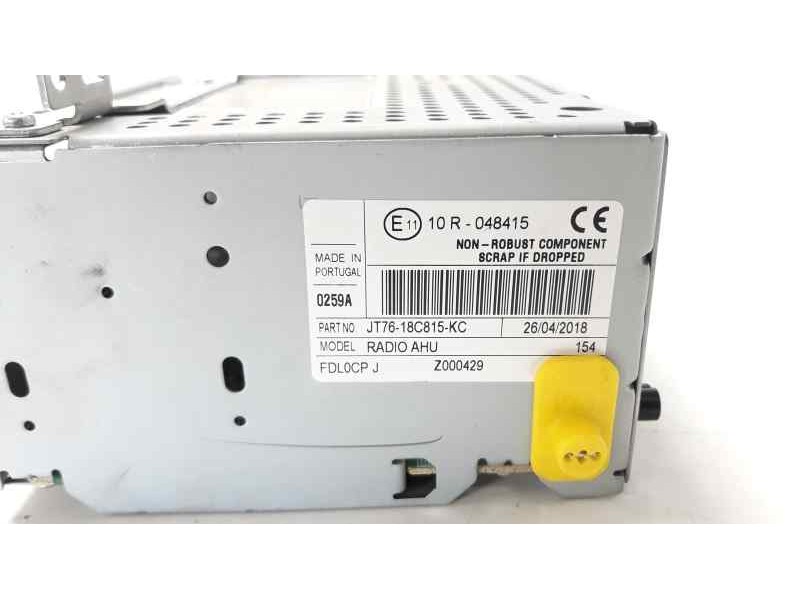 Recambio de sistema audio / radio cd para ford tourneo courier (c4a) titanium referencia OEM IAM JT7618C815KC  
