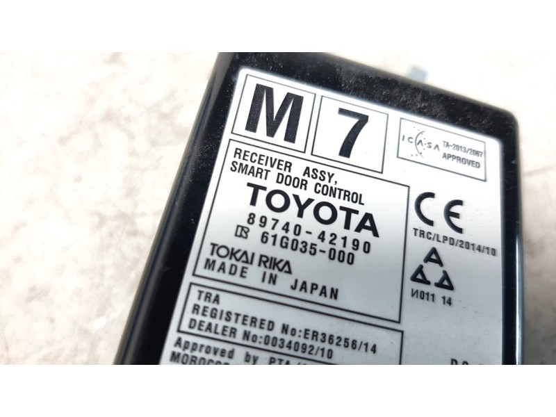 Recambio de modulo electronico para toyota rav4 referencia OEM IAM 8974042190  