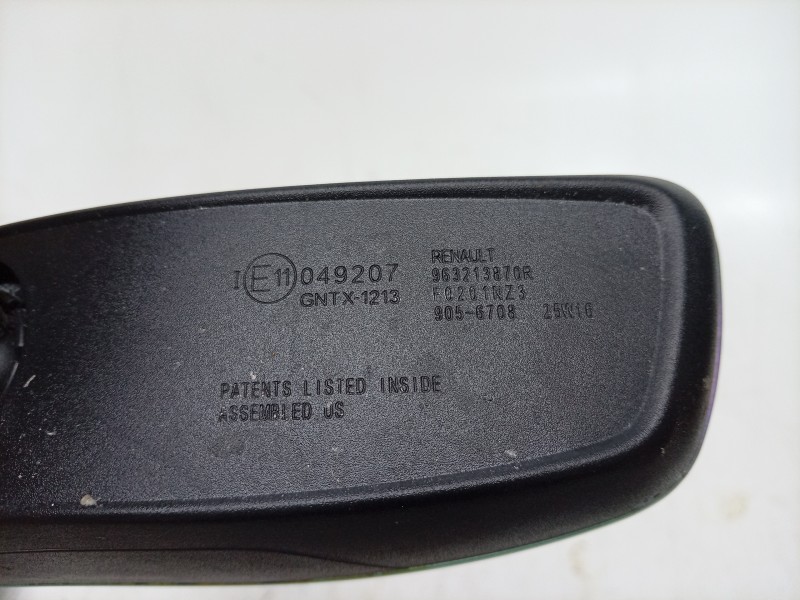 Recambio de espejo para renault 4 e-tech 120 referencia OEM IAM  963213870R 