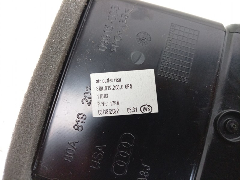 Recambio de rejilla aireadora para audi q5 sportback (fyt) 35 tdi referencia OEM IAM  80A819203C 
