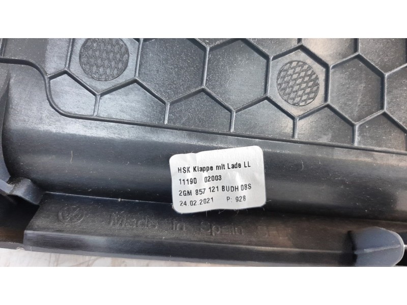 Recambio de guantera para volkswagen t-cross 1.0 tsi referencia OEM IAM 2GM857121BUDH  