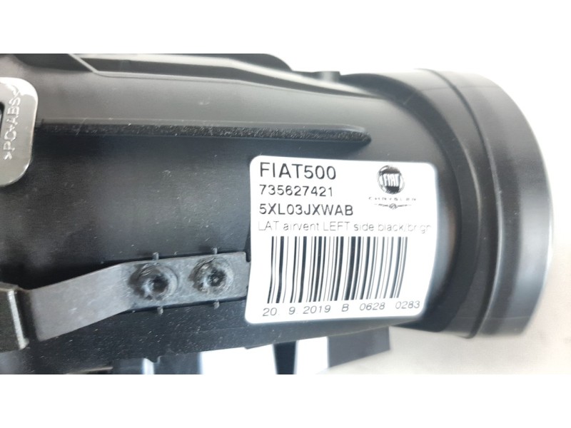 Recambio de rejilla aireadora para fiat nuova 500 (150) 1.2 cat referencia OEM IAM 735627421  