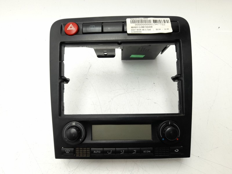 Recambio de mando climatizador para seat ibiza (6l1) referencia OEM IAM  6L0820043E 