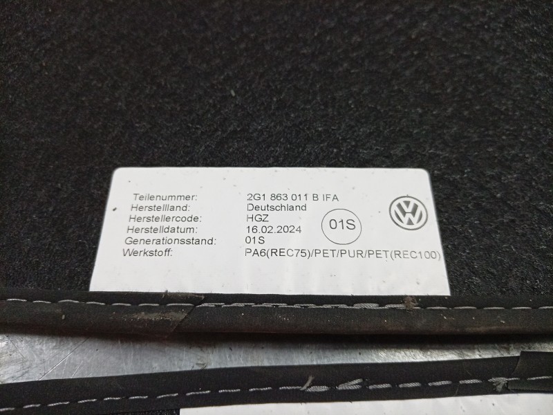 Recambio de juego alfombrillas para volkswagen taigo (cs1) 1.0 tsi referencia OEM IAM  2G1863011B 