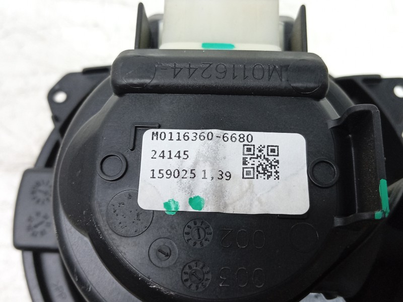 Recambio de ventilador calefaccion para dacia sandero iii 1.0 tce 90 eco-g referencia OEM IAM M01163606680 278602395R 