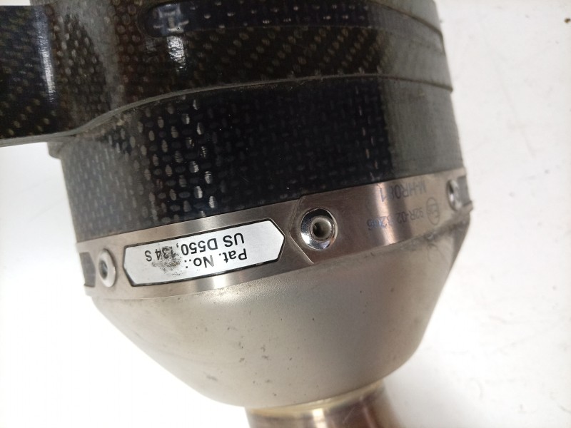 Recambio de silenciador trasero para kawasaki zx-4r zx-4r referencia OEM IAM  258EXP0119A 
