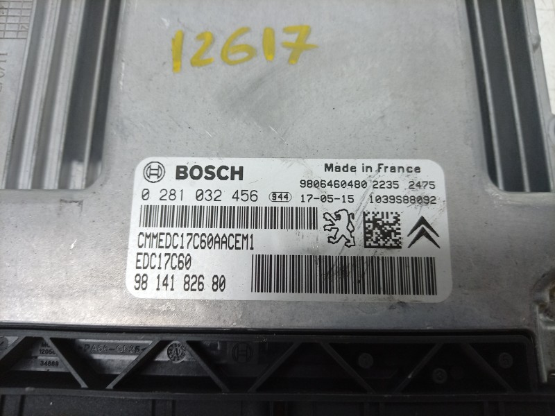 Recambio de centralita motor uce para citroën berlingo furgoneta/monovolumen (b9) 1.6 hdi / bluehdi 75 referencia OEM IAM 028103