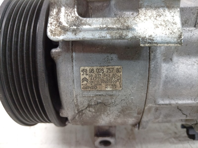 Recambio de compresor aire acondicionado para citroën berlingo furgoneta/monovolumen (b9) 1.6 hdi / bluehdi 75 referencia OEM IA