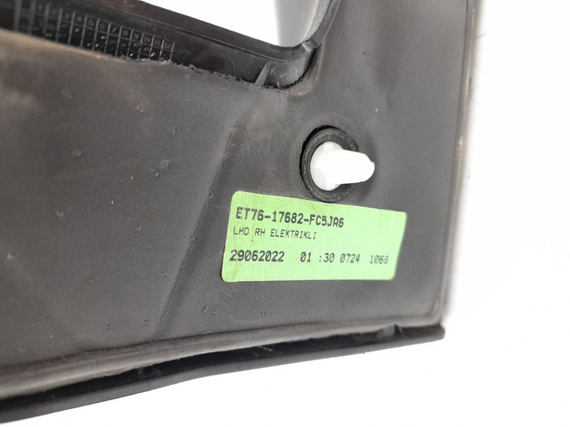 Recambio de retrovisor derecho para ford transit courier b460 furgoneta/monovolumen 1.5 ecoblue referencia OEM IAM  ET7617682FC5