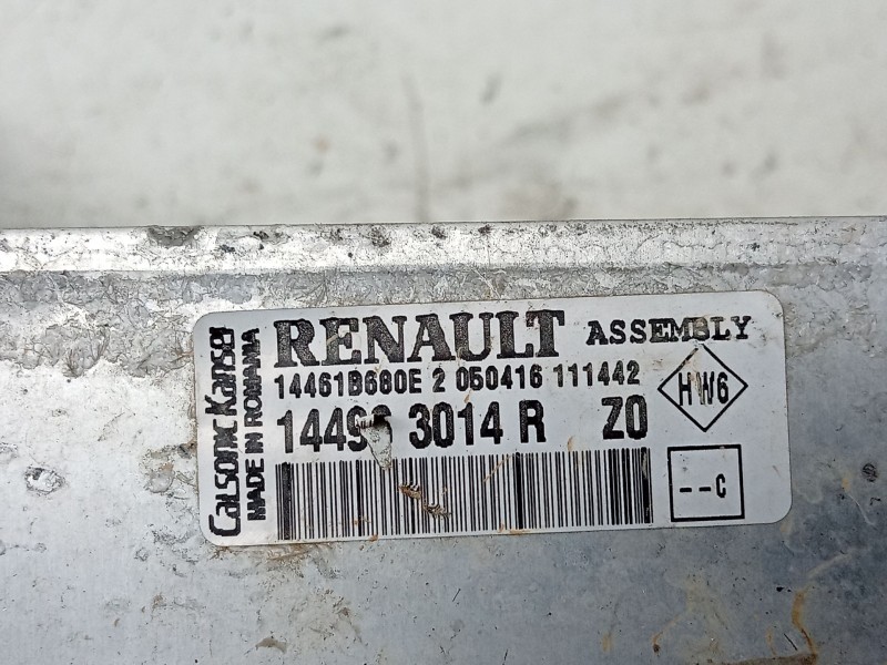 Recambio de intercooler para renault clio iv (bh_) 0.9 tce 90 referencia OEM IAM  144963014R CNGRE013/30956/RN329N001