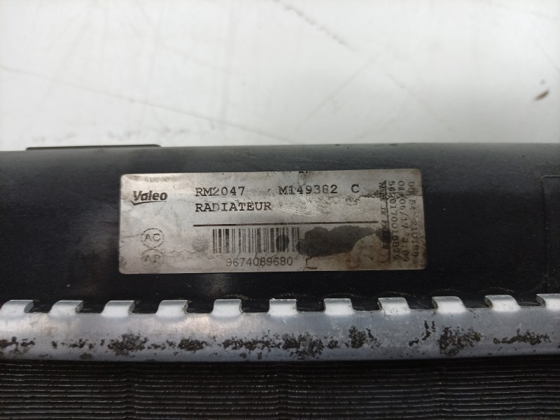 Recambio de radiador agua para citroën berlingo furgoneta/monovolumen (b9) 1.6 hdi / bluehdi 75 referencia OEM IAM   