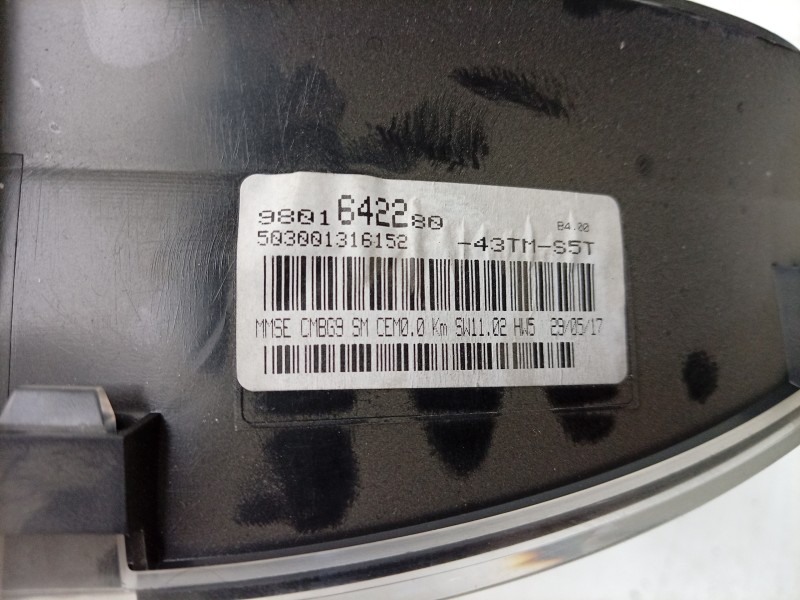 Recambio de cuadro instrumentos para citroën berlingo furgoneta/monovolumen (b9) 1.6 hdi / bluehdi 75 referencia OEM IAM   