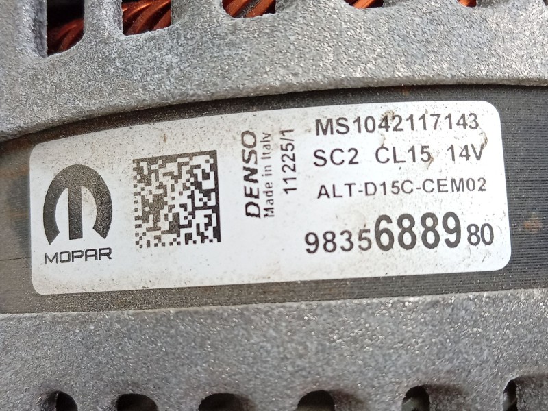 Recambio de alternador para citroën c4 iii (ba_, bb_, bc_) 1.2 puretech 130 (bahnsa, bahnsb) referencia OEM IAM  9835688980 ALF0