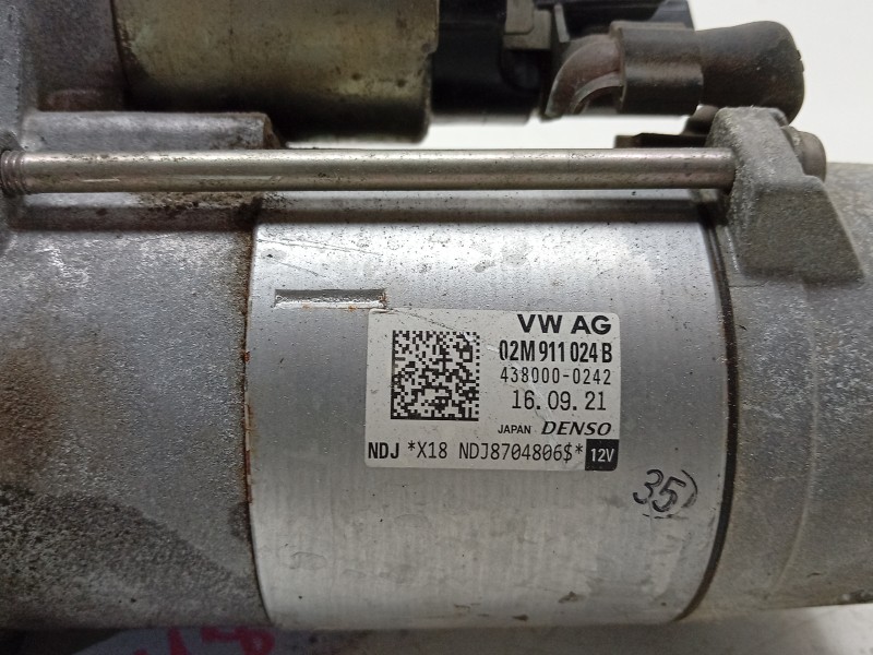 Recambio de motor arranque para seat leon (kl1, klg) 2.0 tdi referencia OEM IAM  02M911024B ARF670401HQ