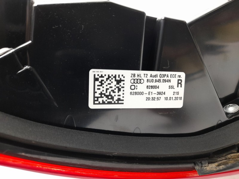 Recambio de piloto trasero derecho para audi q3 (8ub, 8ug) 1.4 tsi referencia OEM IAM  8U0945094N 