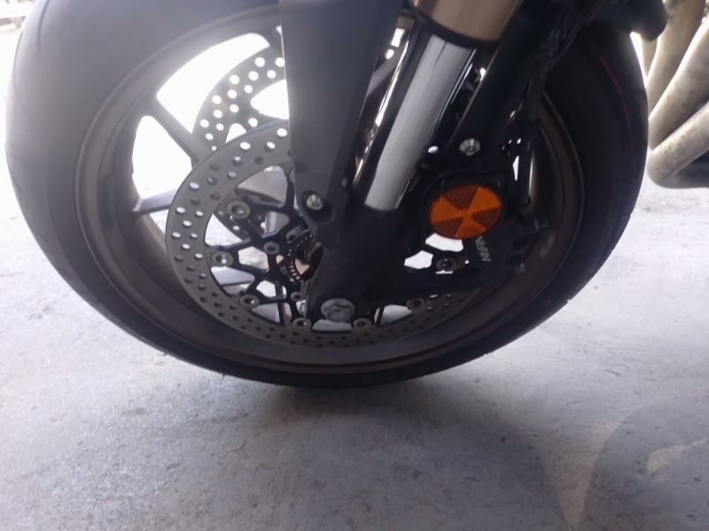 Recambio de disco de freno delantero izquierdo para honda cb (501cc - ) cb 650 r (rh08, rh02) referencia OEM IAM   