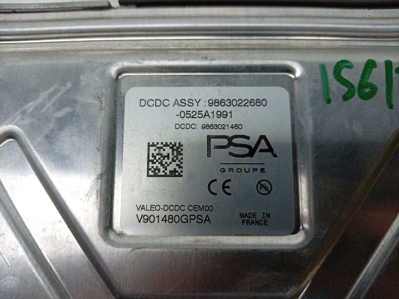 Recambio de inversor para citroën c4 x 1.2 hybrid 136 136 ch gasolina/eléctrico (2024) referencia OEM IAM V901480GPSA 9863021480