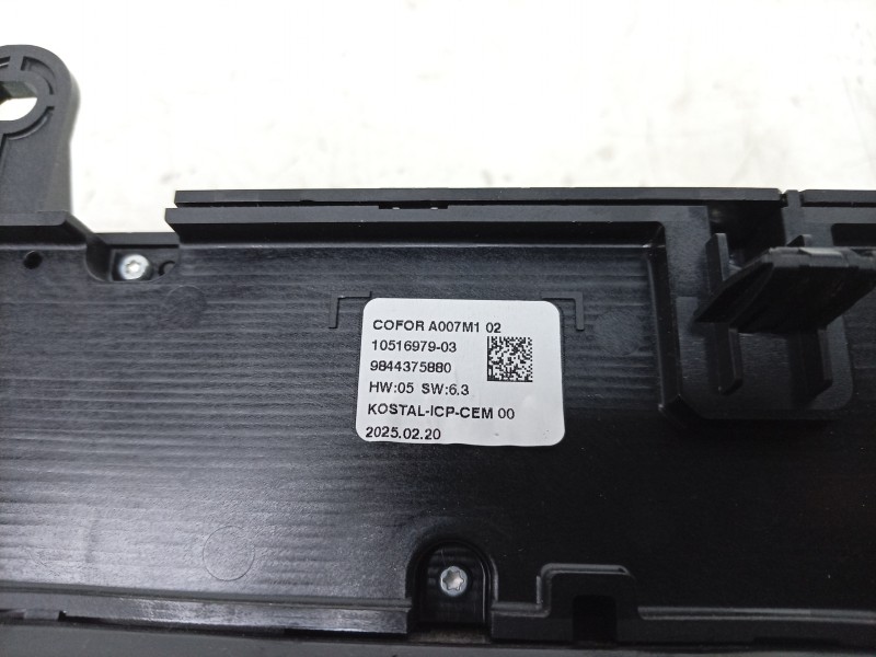 Recambio de mando climatizador para citroën c4 x 1.2 hybrid 136 136 ch gasolina/eléctrico (2024) referencia OEM IAM  9844375880 