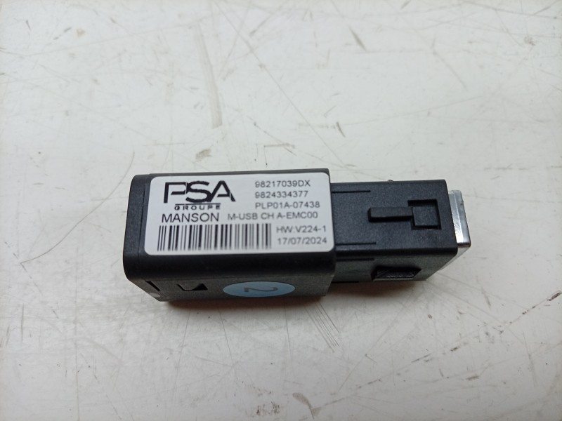Recambio de modulo electronico para citroën c4 x 1.2 hybrid 136 136 ch gasolina/eléctrico (2024) referencia OEM IAM 9824334377 9