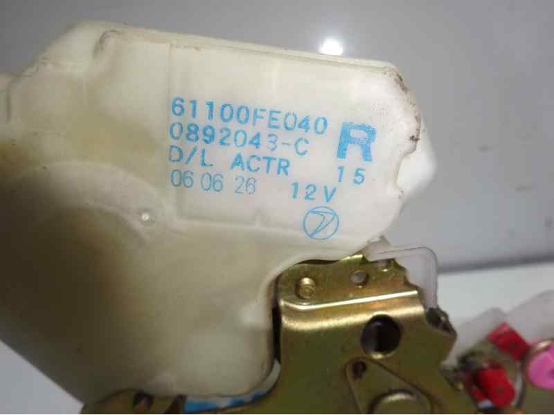Recambio de cerradura puerta trasera derecha para subaru impreza g11 (gd/gg) 2.0 r sw referencia OEM IAM 61100FE040  