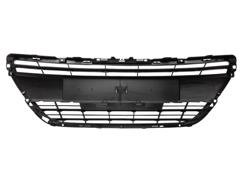 Recambio de rejilla paragolpes central para peugeot 208 referencia OEM IAM  9810920180 107175005/PG3282120/P205110D