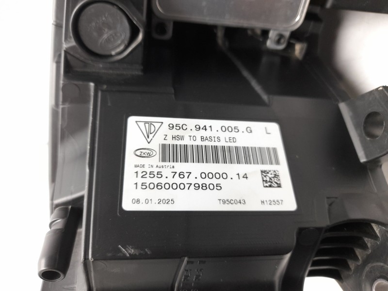 Recambio de faro izquierdo para porsche macan (xab) 4 electric (xabbb1, xabfd1) referencia OEM IAM  95C941005G 