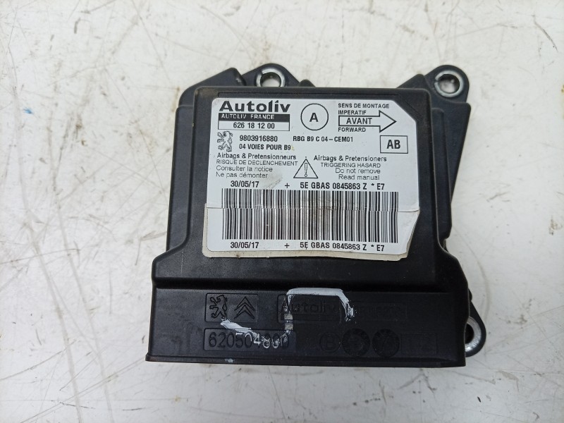 Recambio de kit airbag para citroën berlingo furgoneta/monovolumen (b9) 1.6 hdi / bluehdi 75 referencia OEM IAM  96773146ZD 