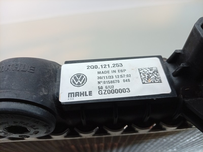 Recambio de radiador agua para skoda fabia iv (pj3) 1.0 mpi referencia OEM IAM 2Q0121253 2Q0121253 VG349R001/550073/550217/55023