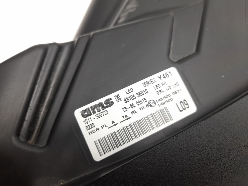 Recambio de faro izquierdo para kg mobility rexton referencia OEM IAM  8310536010 