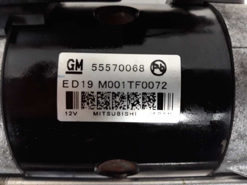 Recambio de motor arranque para opel astra j lim. excellence referencia OEM IAM 55570068 M001TF0072 
