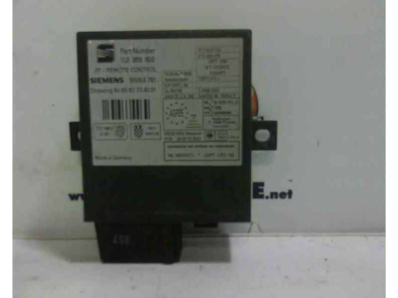 Recambio de modulo confort para seat ibiza (6k) referencia OEM IAM 1L0959800 5WK4791 