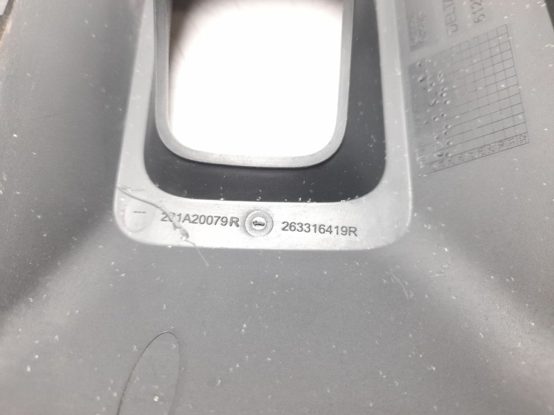 Recambio de rejilla paragolpes derecha para dacia bigster referencia OEM IAM  263316419R 
