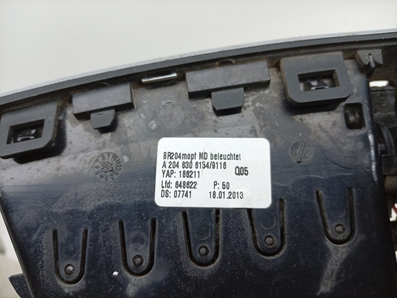 Recambio de rejilla aireadora para mercedes-benz clase c (w204) coupe 2.1 cdi cat referencia OEM IAM  A2048306154 