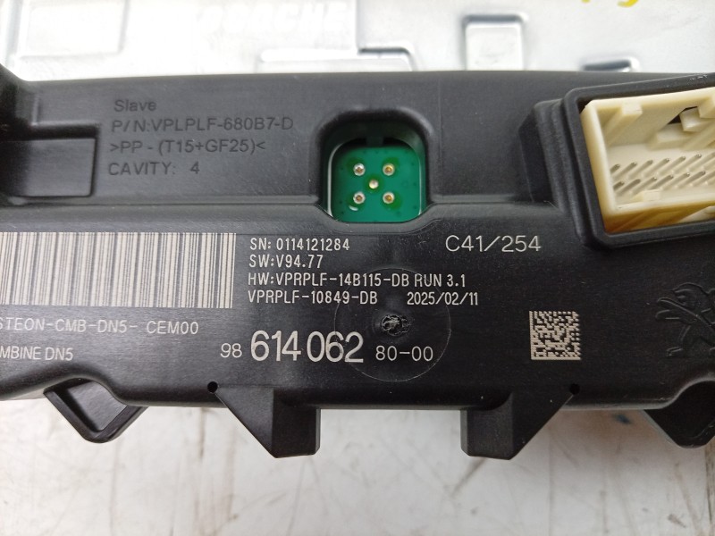 Recambio de cuadro instrumentos para citroën c4 x 1.2 hybrid 136 136 ch gasolina/eléctrico (2024) referencia OEM IAM 9849072780 