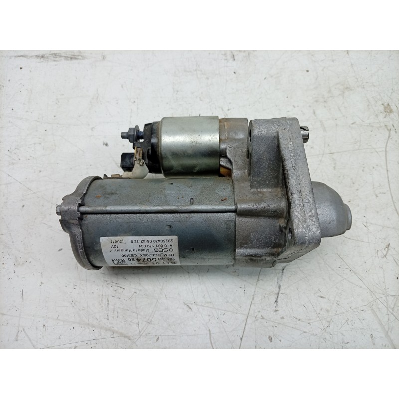 Recambio de motor arranque para citroën c4 iii (ba_, bb_, bc_) 1.2 puretech 130 (bahnsa, bahnsb) referencia OEM IAM 0001179031 9