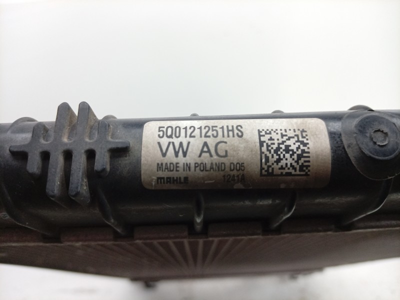 Recambio de radiador agua para cupra formentor (km7, kmp) 1.5 tsi referencia OEM IAM  5Q0121251HS 