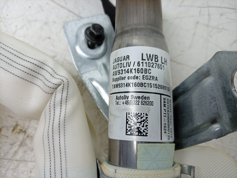 Recambio de airbag cortina delantero izquierdo para jaguar xj (x351) 3.0 sdv6 referencia OEM IAM 611027601 AW9314K160BC 