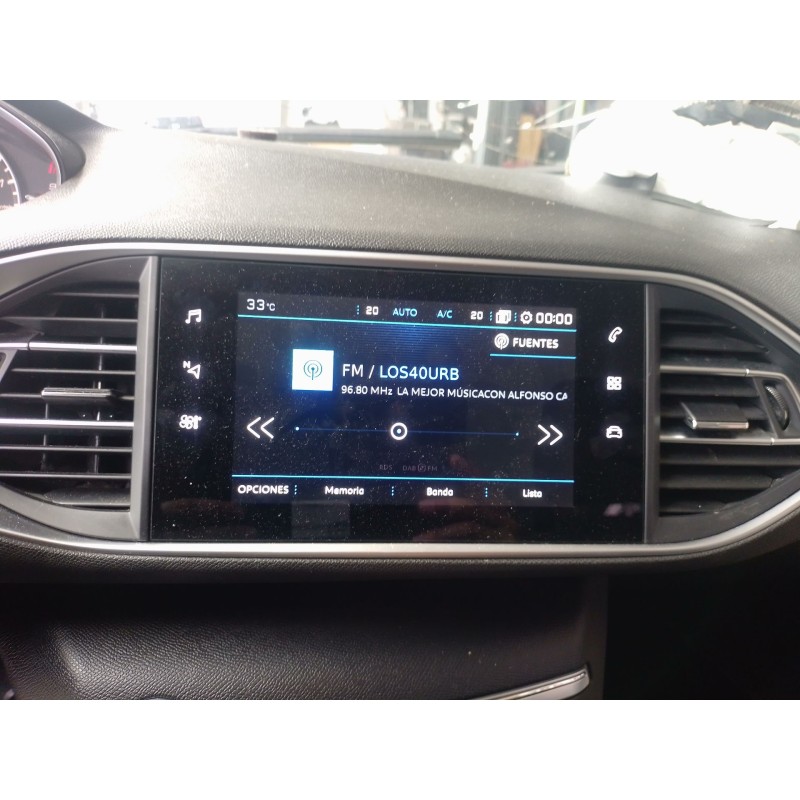 Recambio de pantalla multifuncion para peugeot 308 ii (lb_, lp_, lw_, lh_, l3_) 1.5 bluehdi 130 referencia OEM IAM   